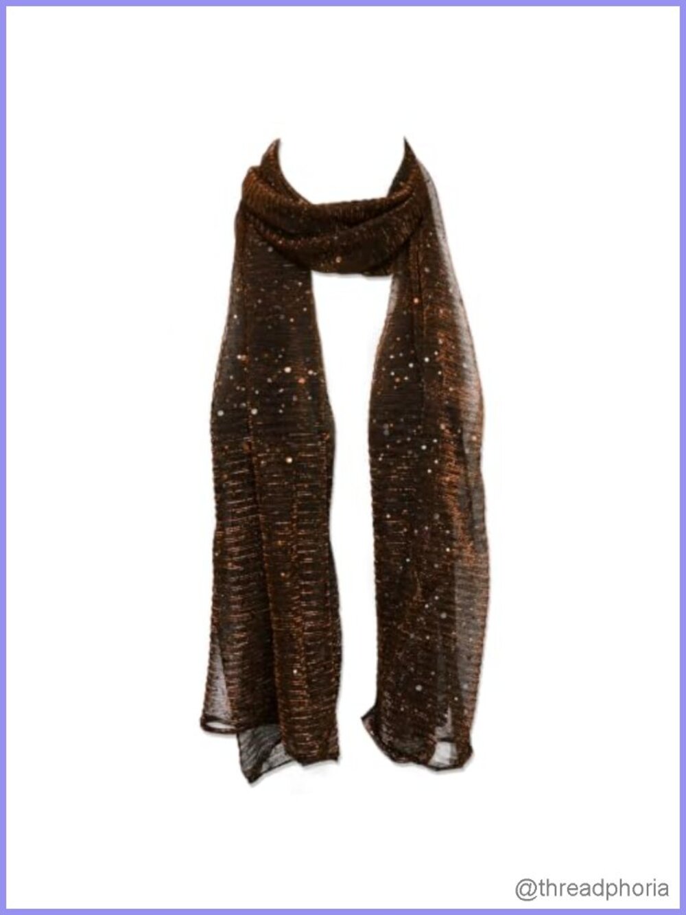 Sequin Scarf for Women Long Satin Shawl Wrap Lightweight Glamour Accessory